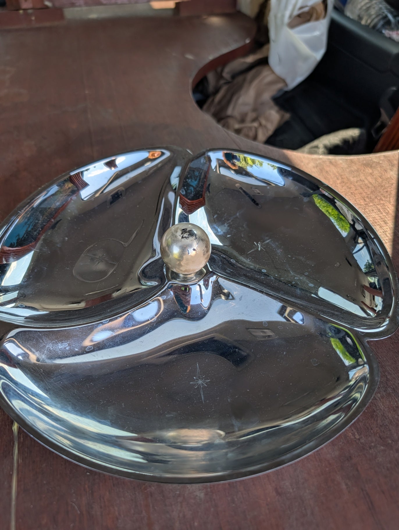 Vintage Mid-century Atomic Serving Tray