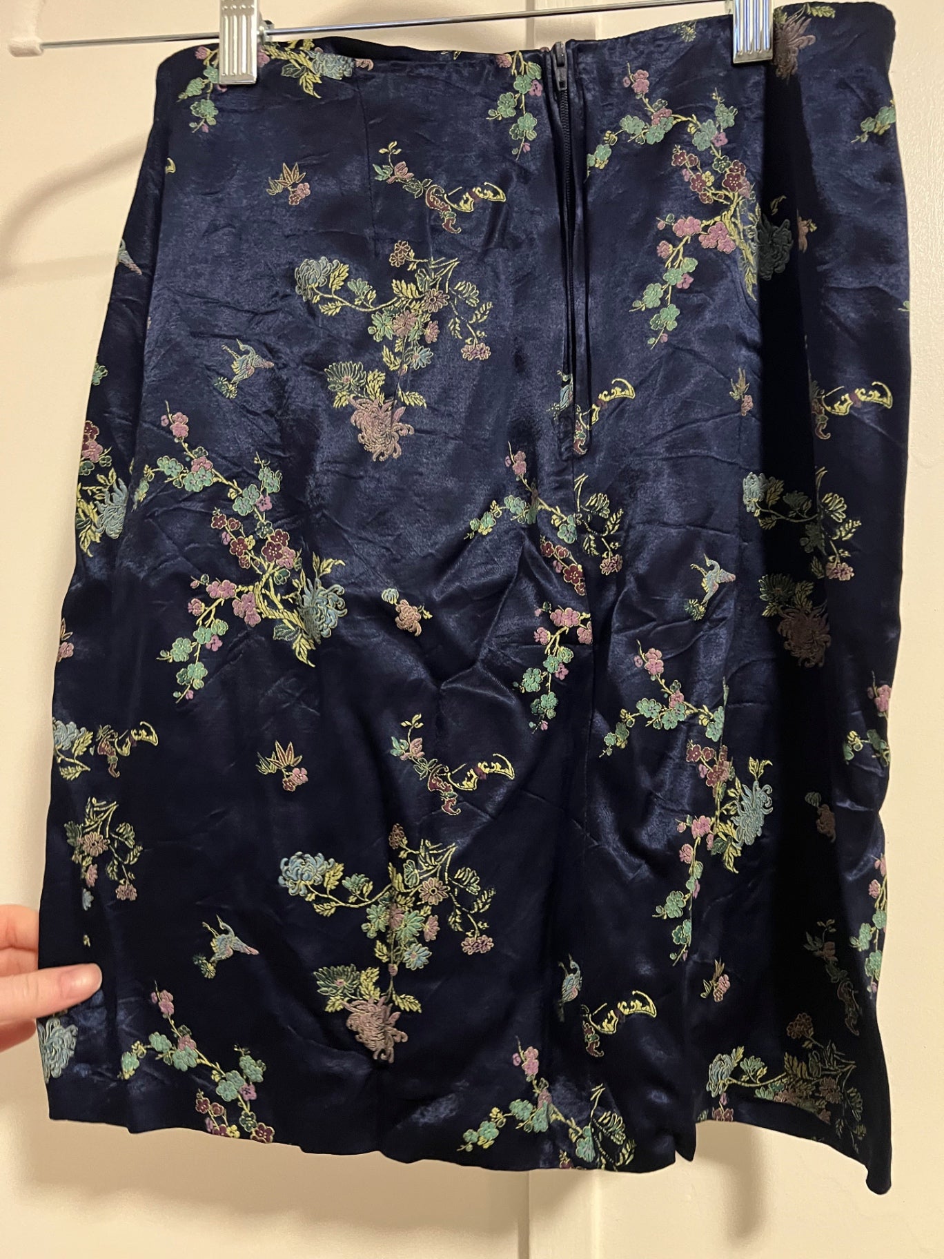 90's Exact Change Satin Mini Skirt - Small 