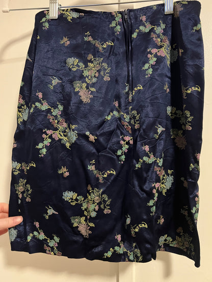 90's Exact Change Satin Mini Skirt - Small 