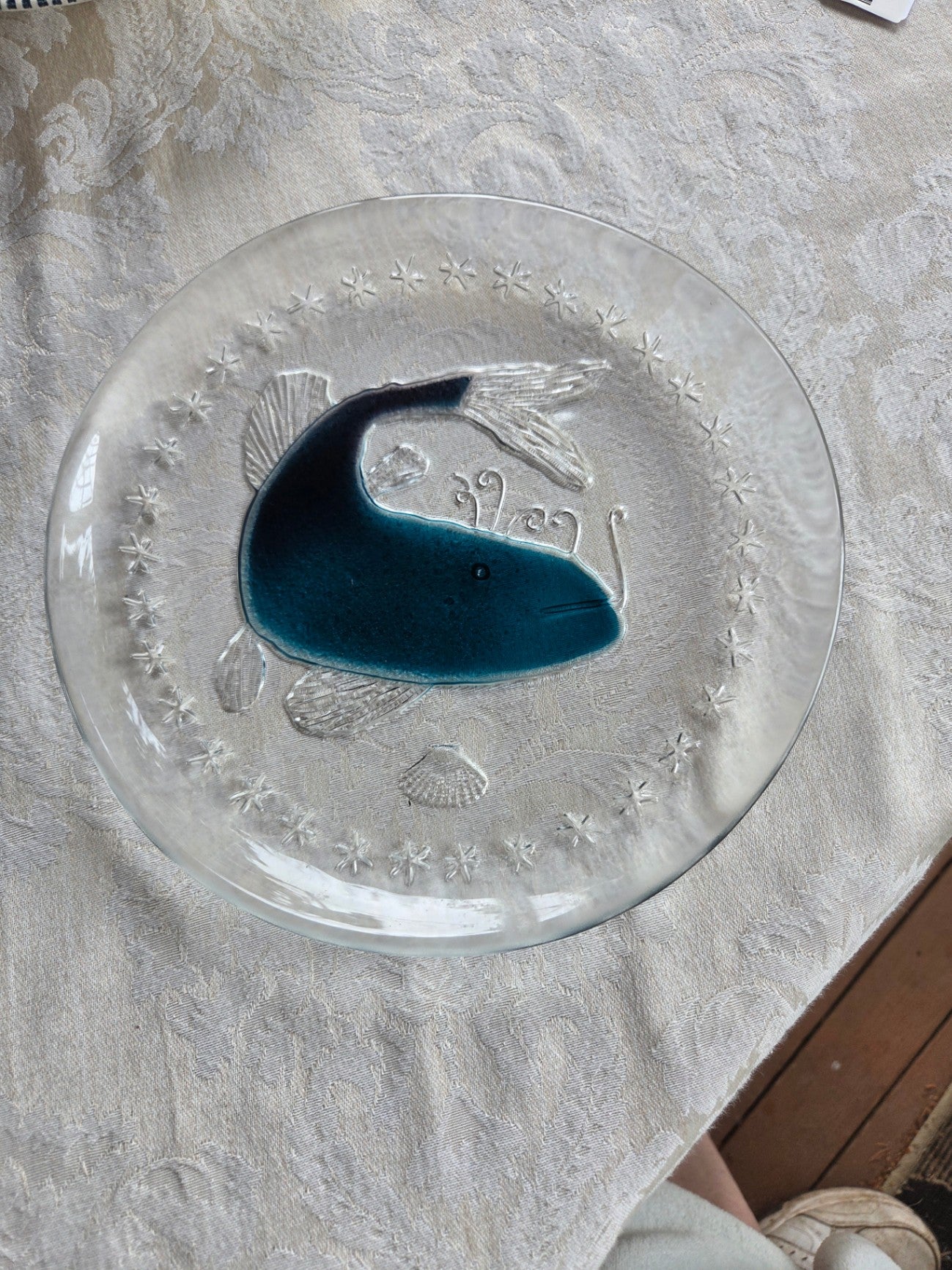 W Germany Walther glass catfish
