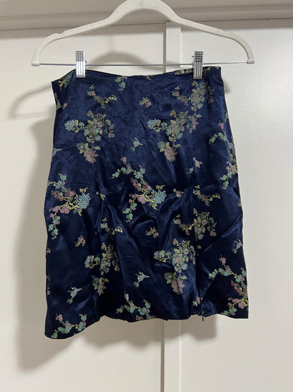 90's Exact Change Satin Mini Skirt - Small 