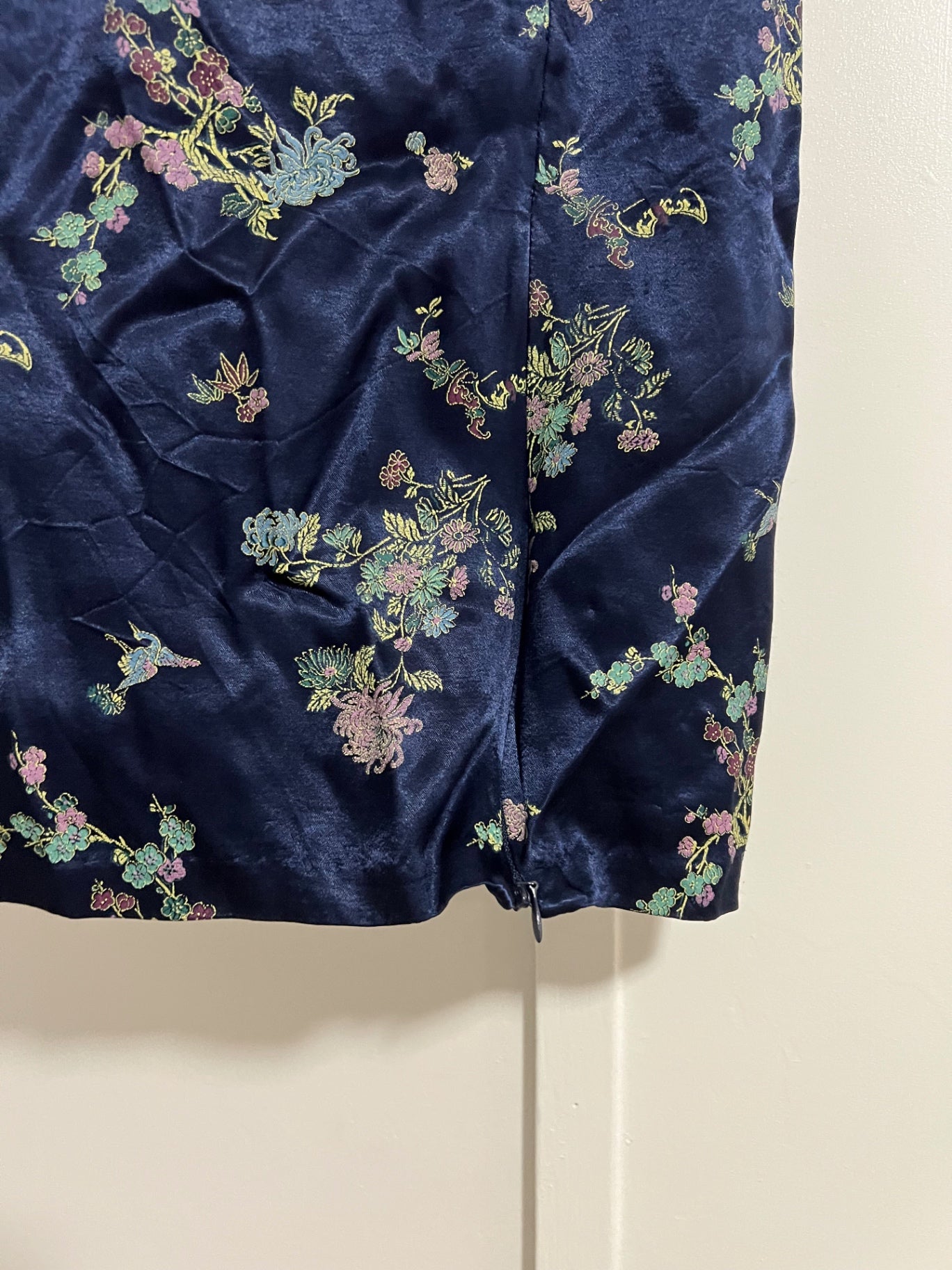 90's Exact Change Satin Mini Skirt - Small 