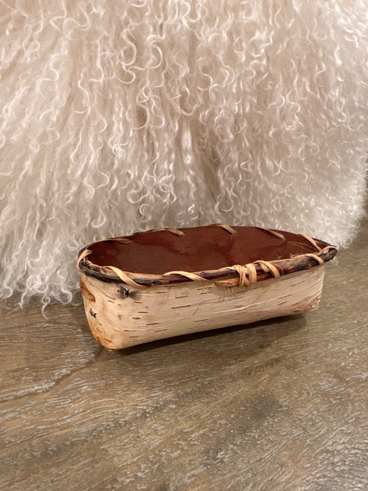 Vintage Birch bark basket