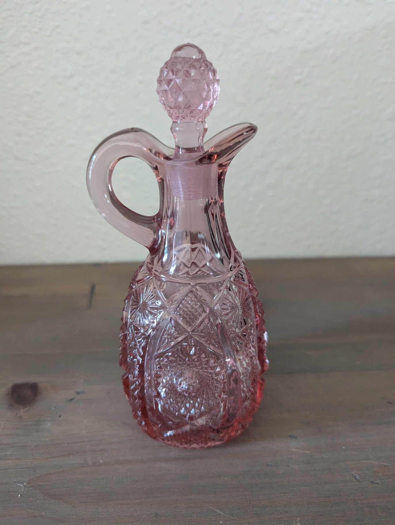 Vtg. Fostoria Daisy & Button Cruet