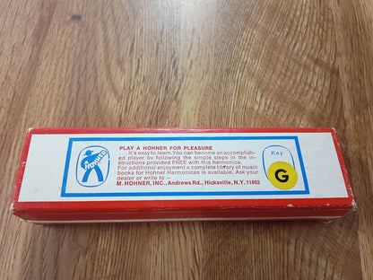 Vintage M. Hohner Marine Band Harmonica No. 364 | Key of G with Original Box | Made in Germany
