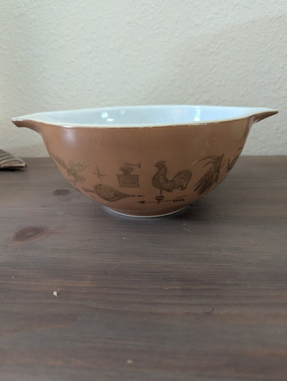 1960's Pyrex Early American Cinderella Bowl