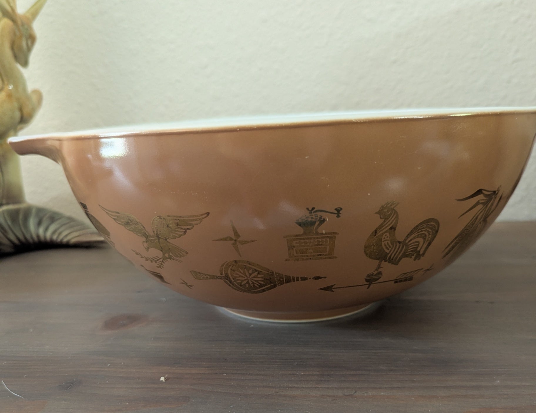 1960's Pyrex Early American Cinderella Bowl