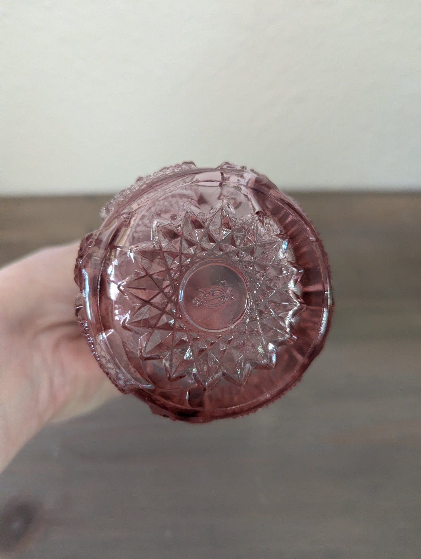 Vtg. Fostoria Daisy & Button Cruet