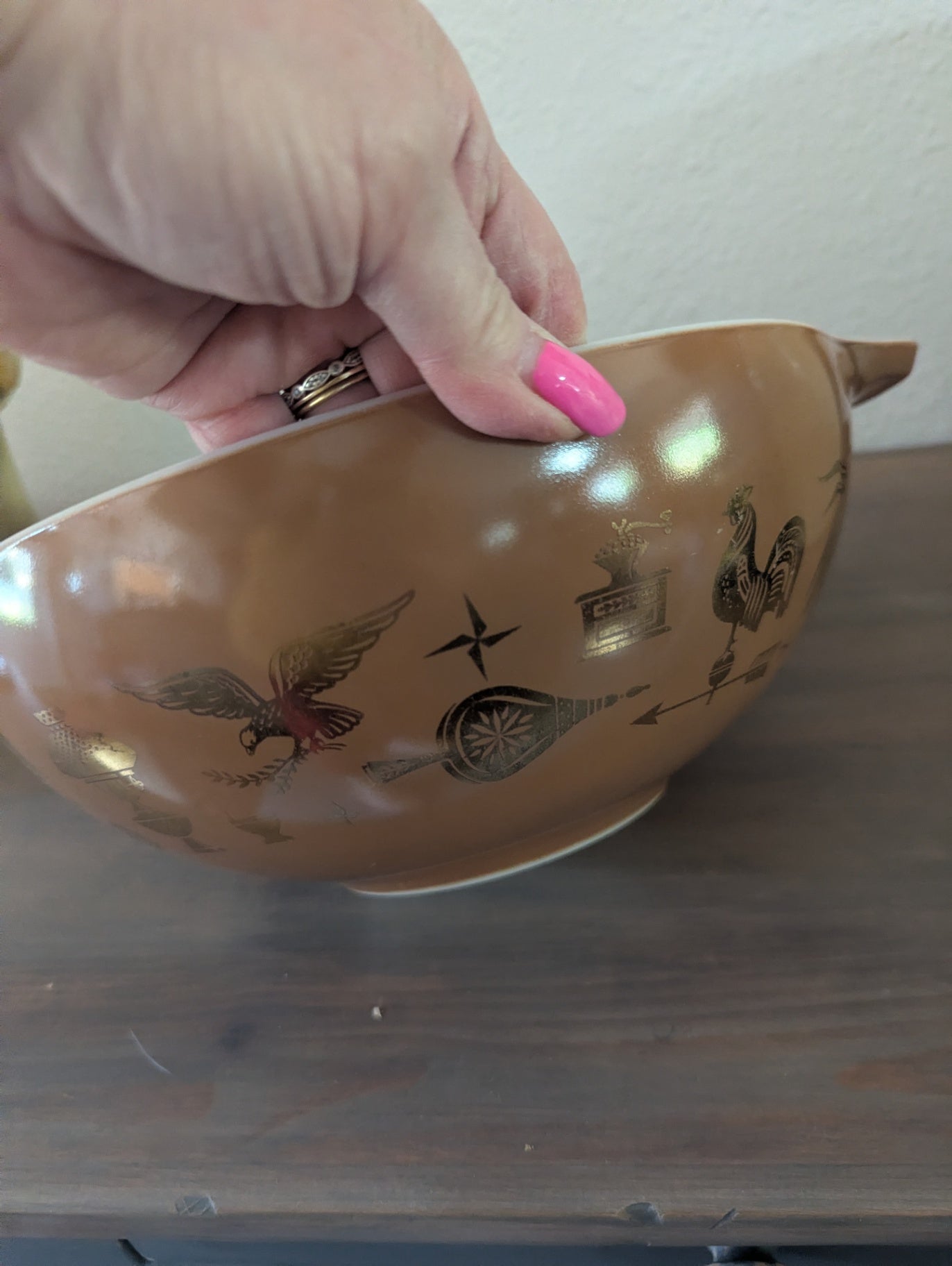 1960's Pyrex Early American Cinderella Bowl