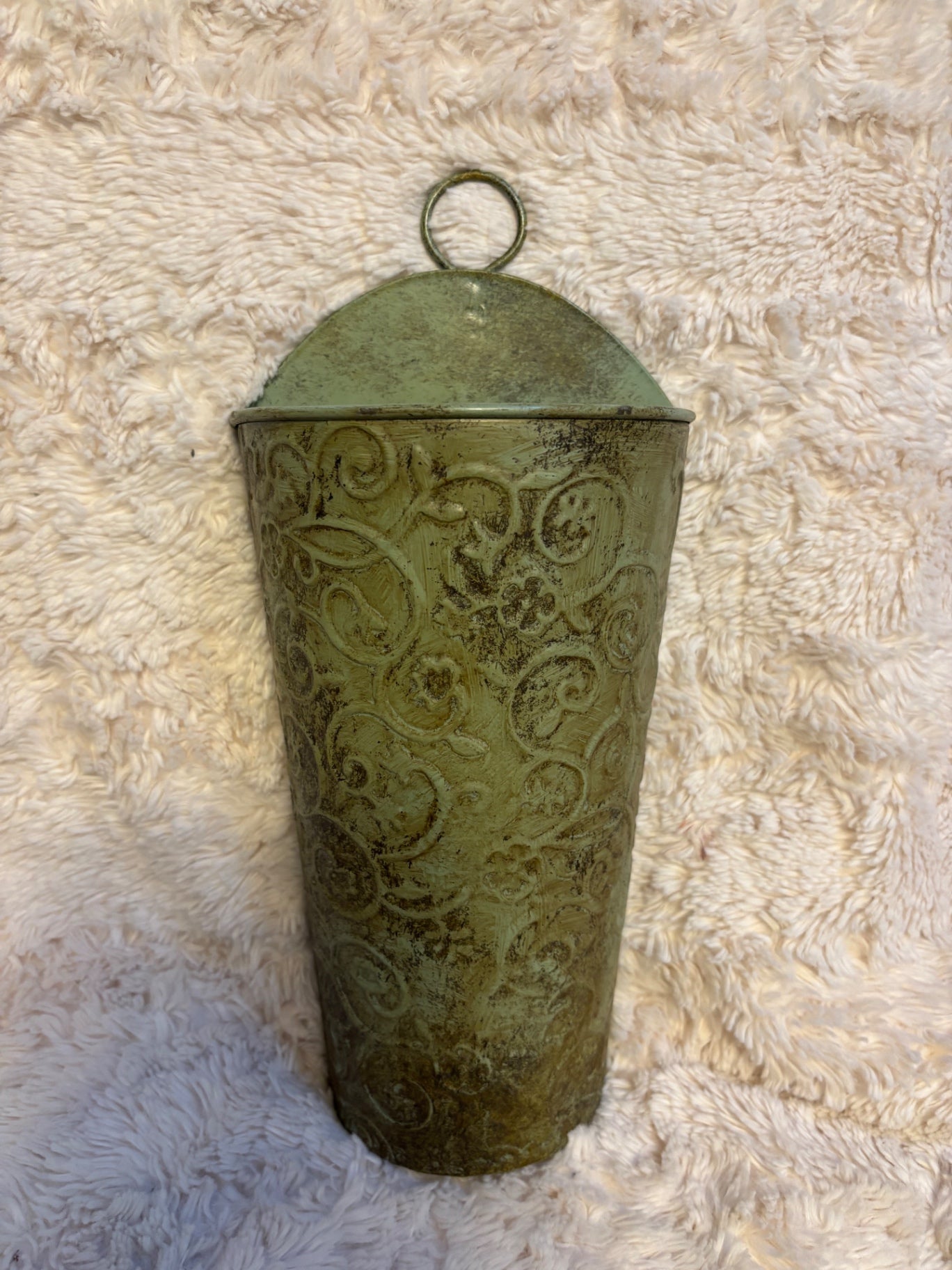Tall wall vase