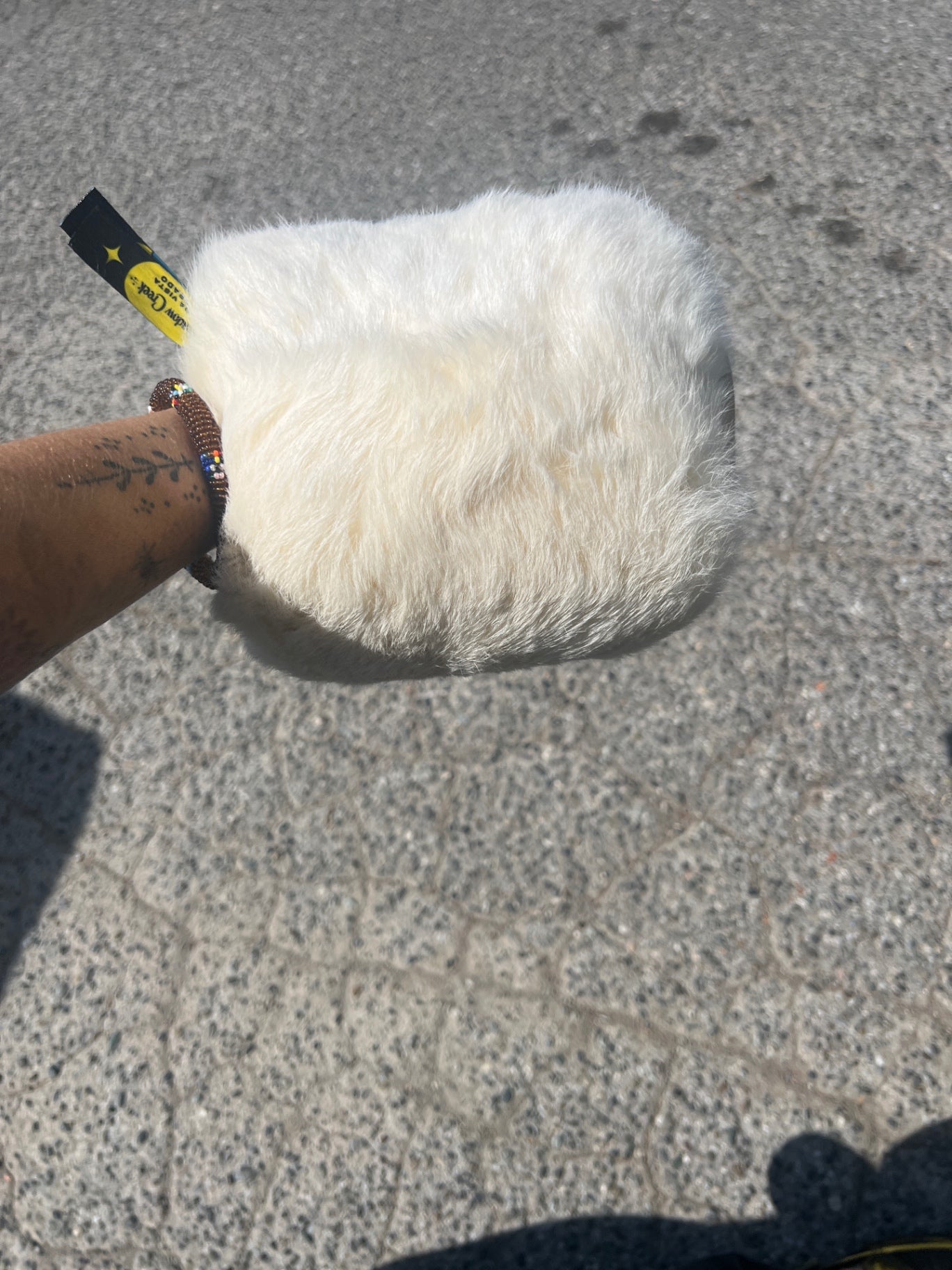 Accessories vintage fur hand muff