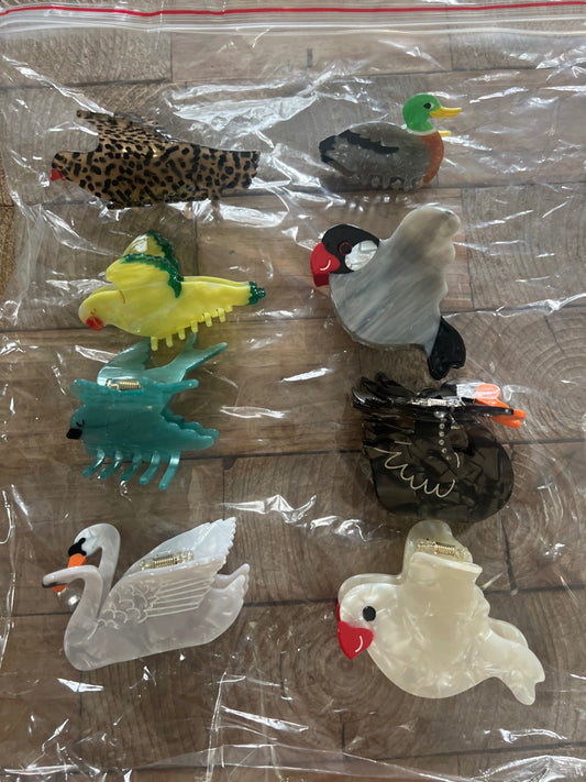 Accessories hair bird clips 