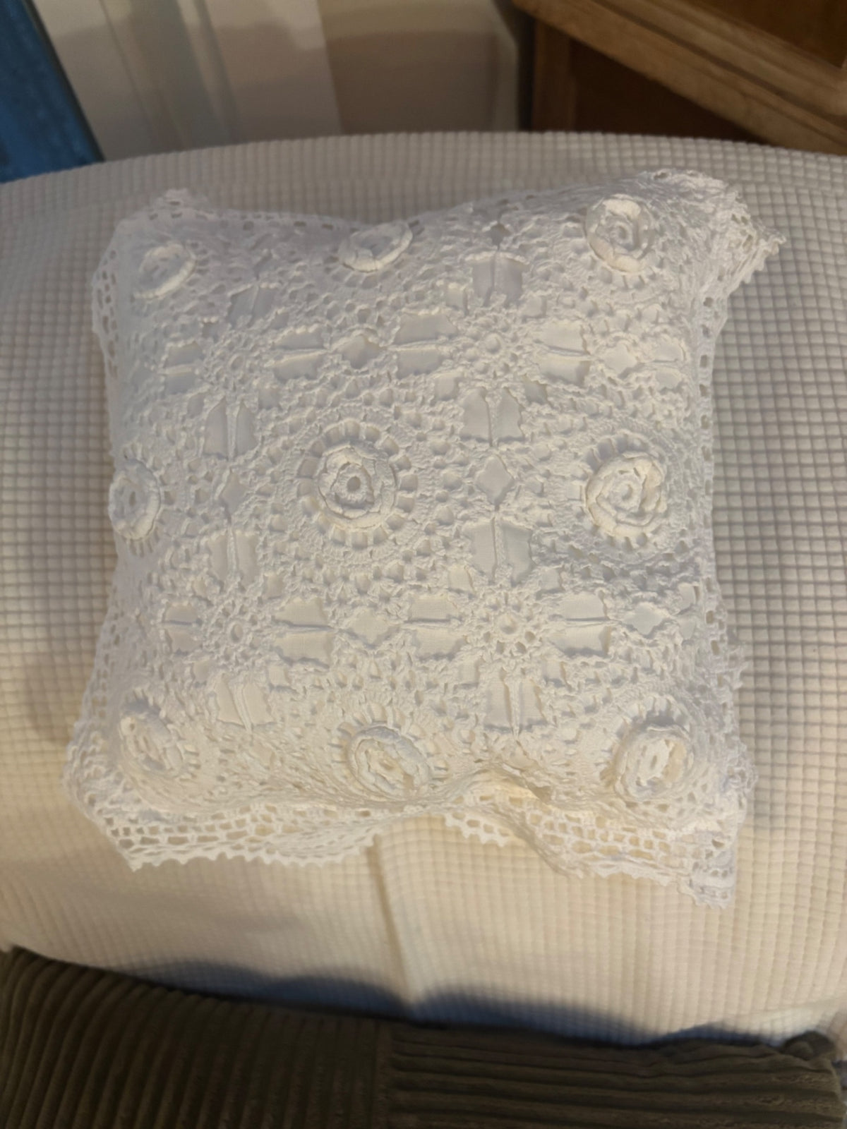 Crochet pillow