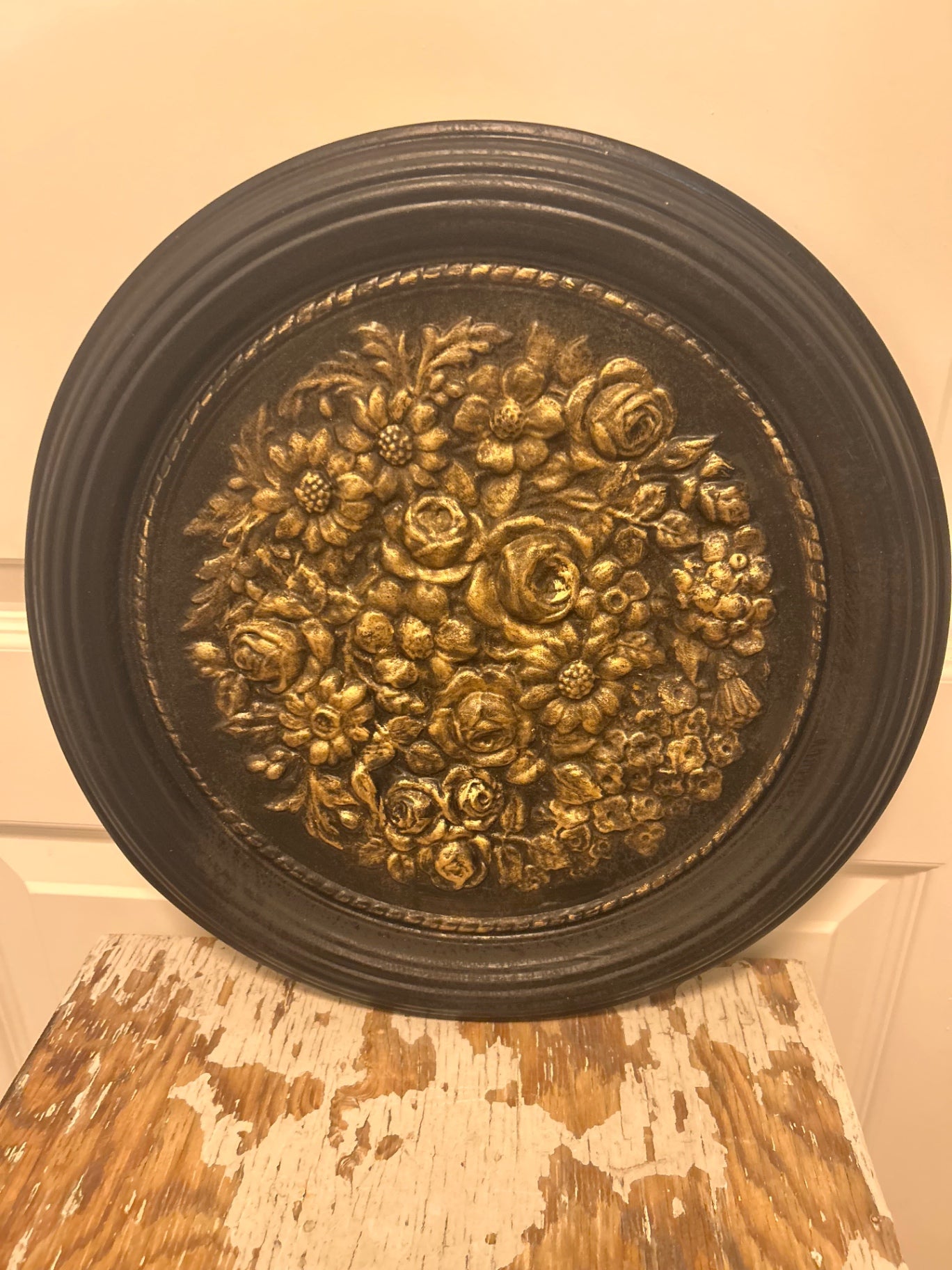 Brass plaque