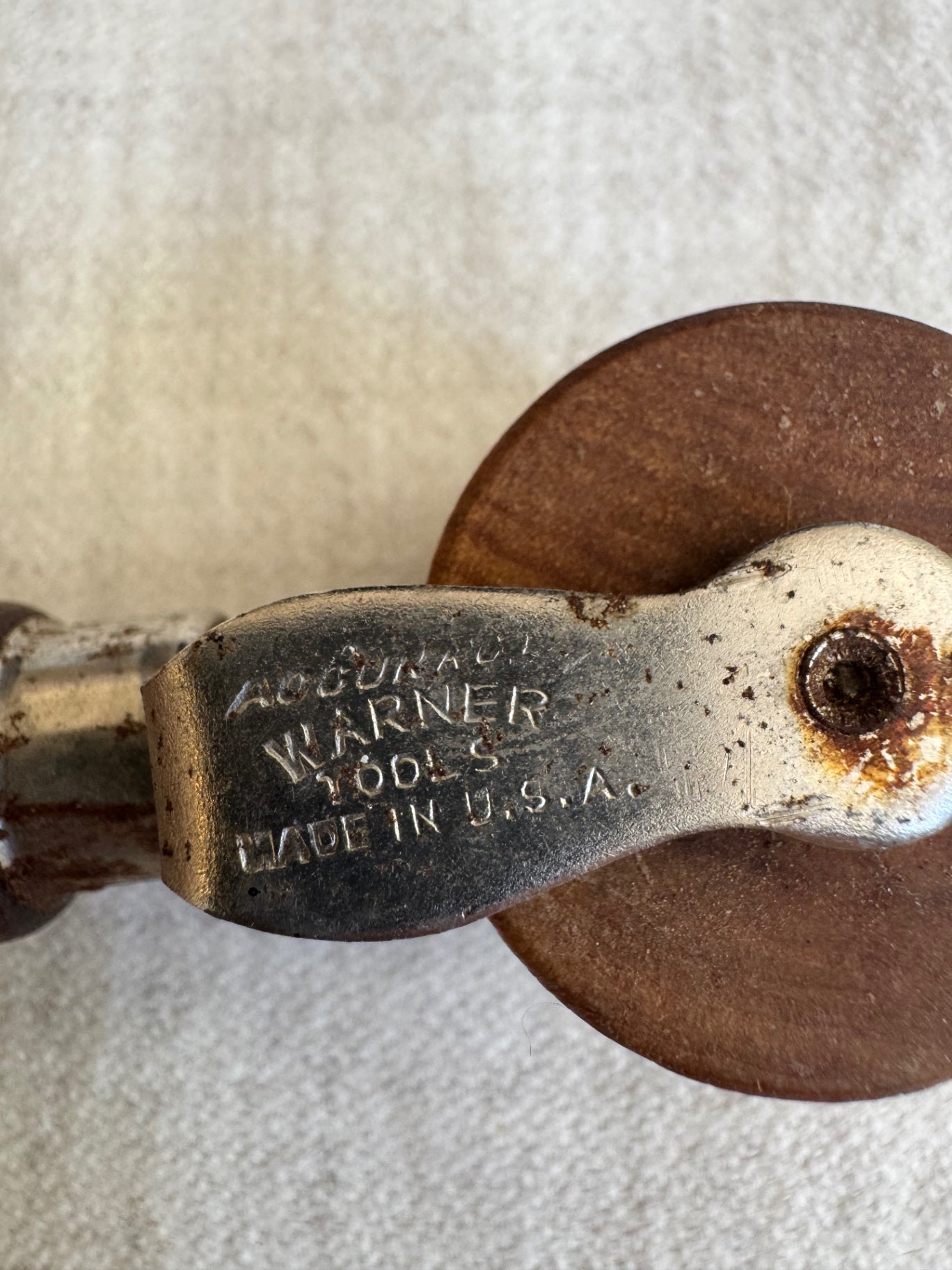 Vintage wallpaper seam roller 