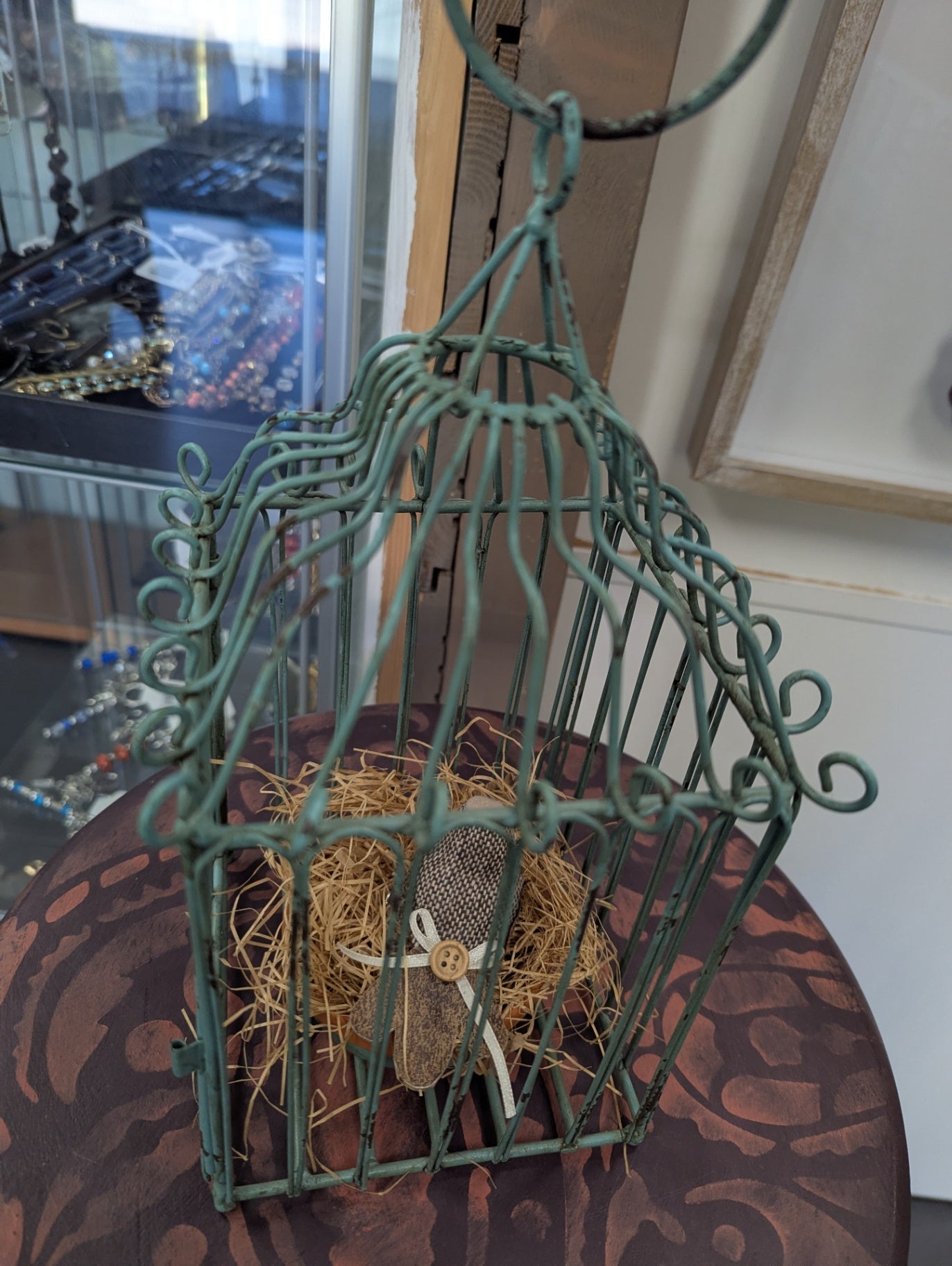Sweet Metal Faux Bird Cage