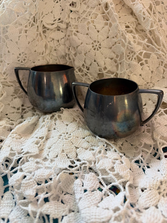 Vintage Empire Crafts Quadruple silver plated 2 1/2” set of (2)