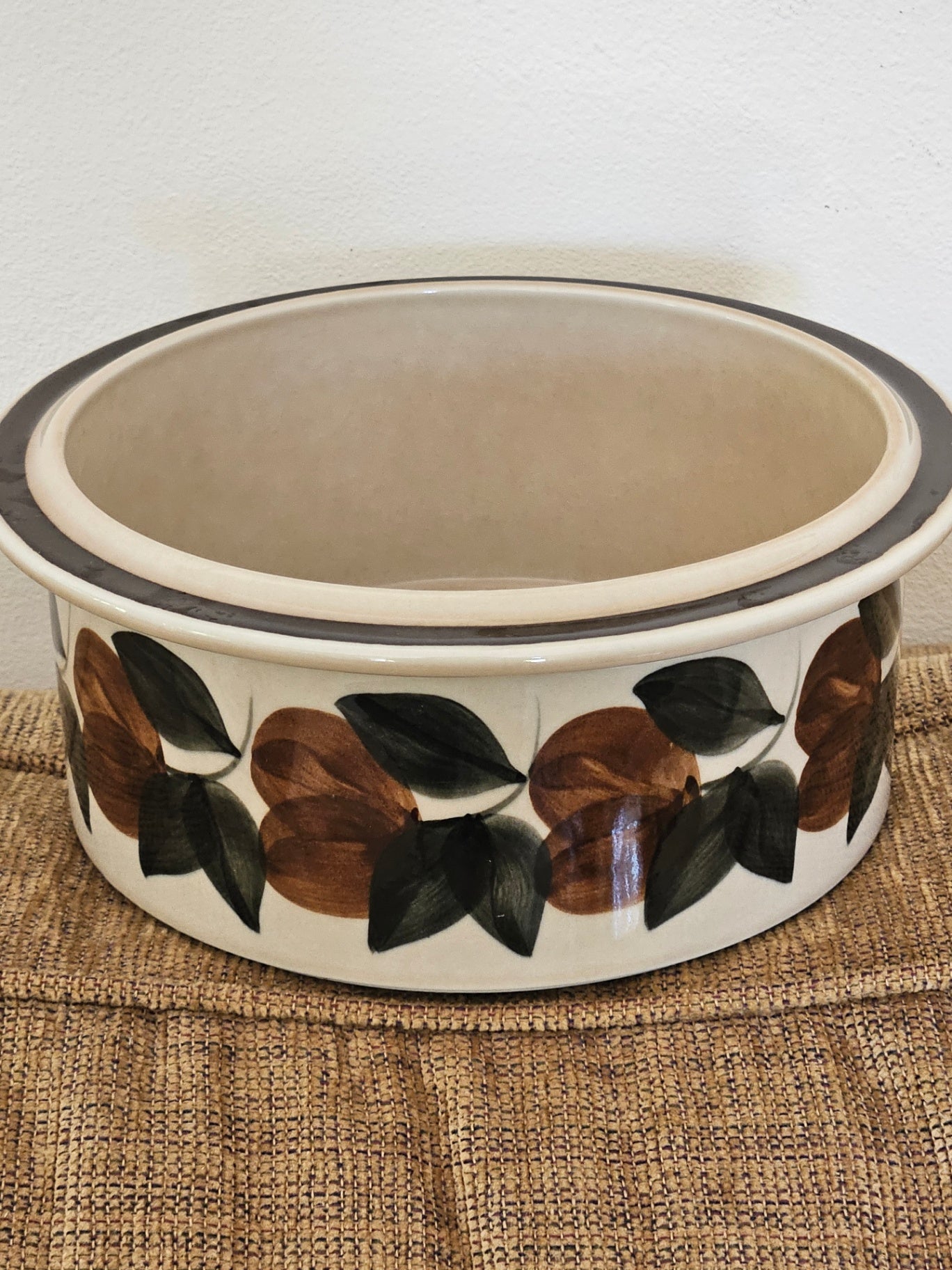 Large hand painted serving bowl from Finland Ruija