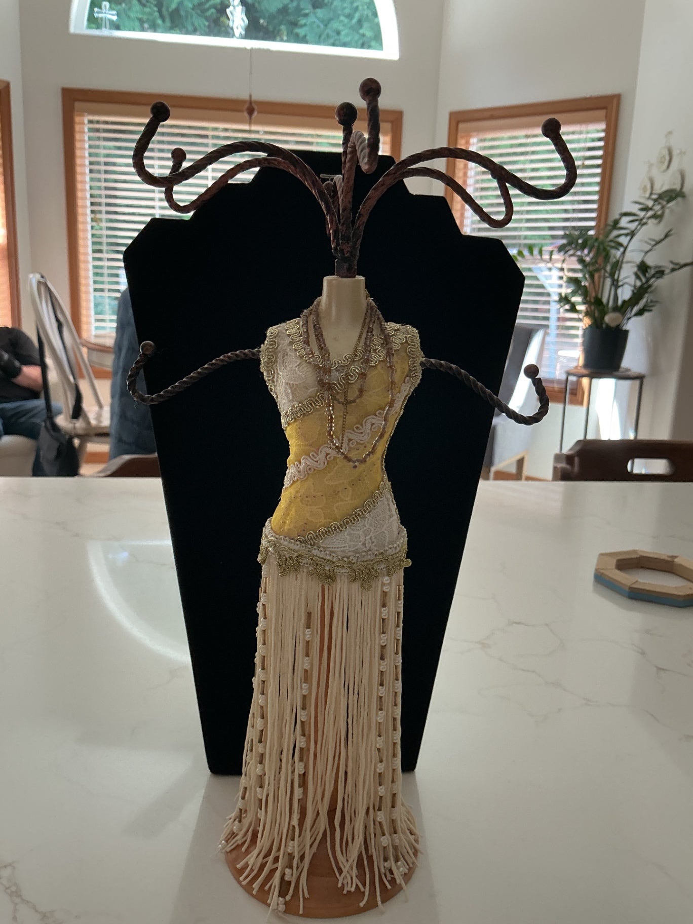 Vtg. Mannequin Jewelry Stand