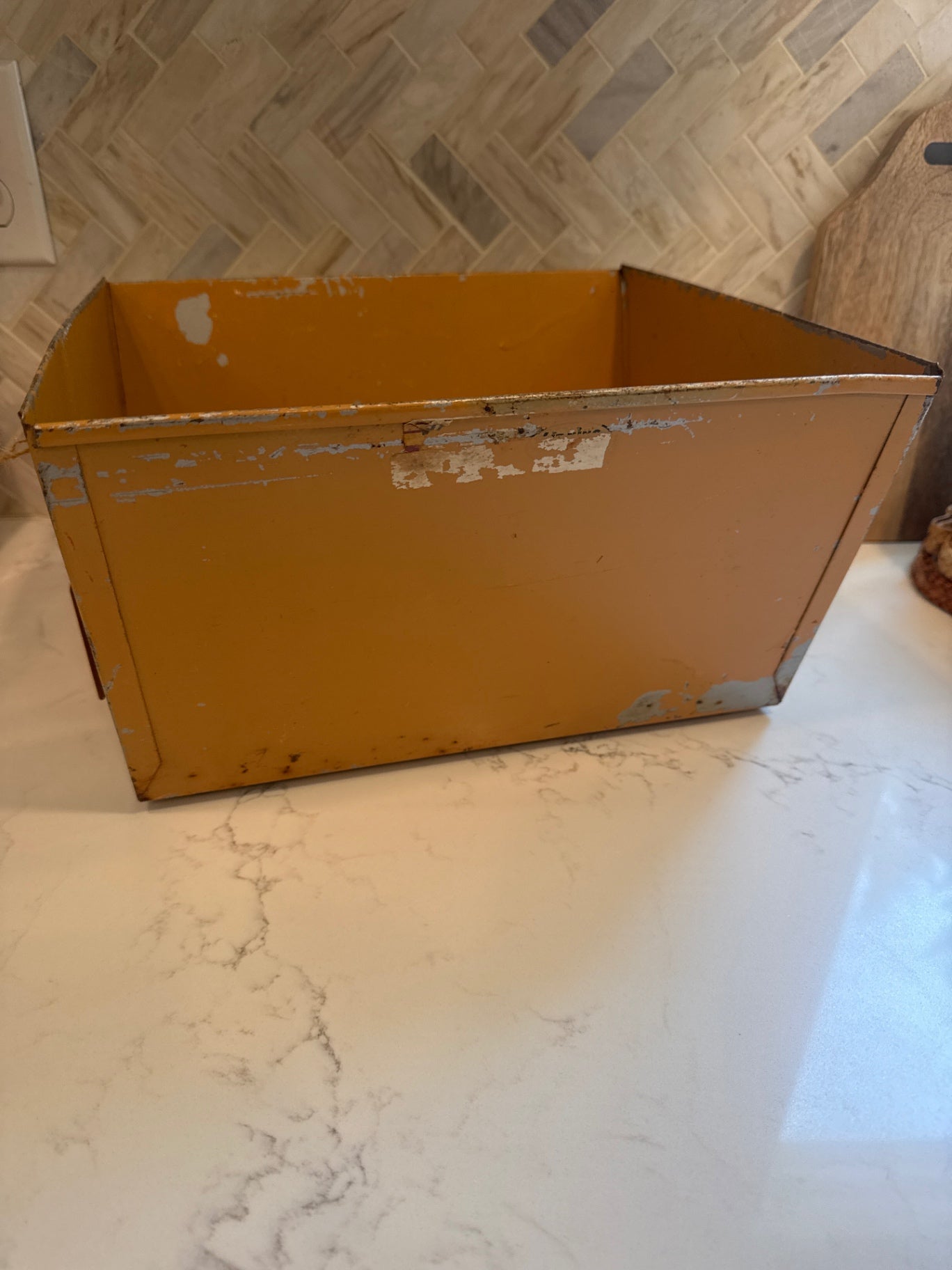 Rectangular Metal Bin