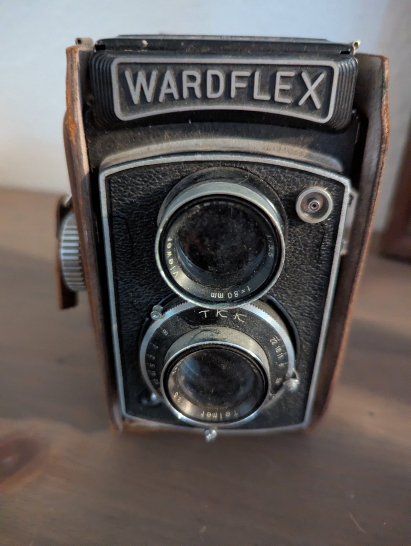 Vtg/ant. Wardflex Twin Lens Camera w/case 