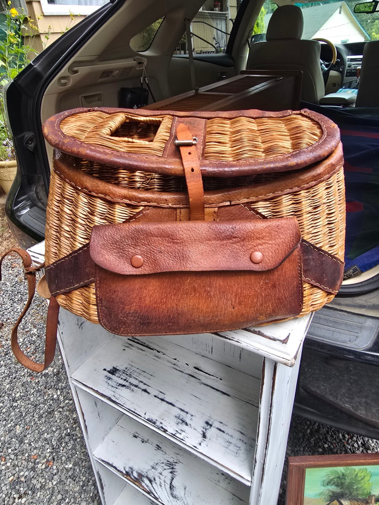 Old fish basket