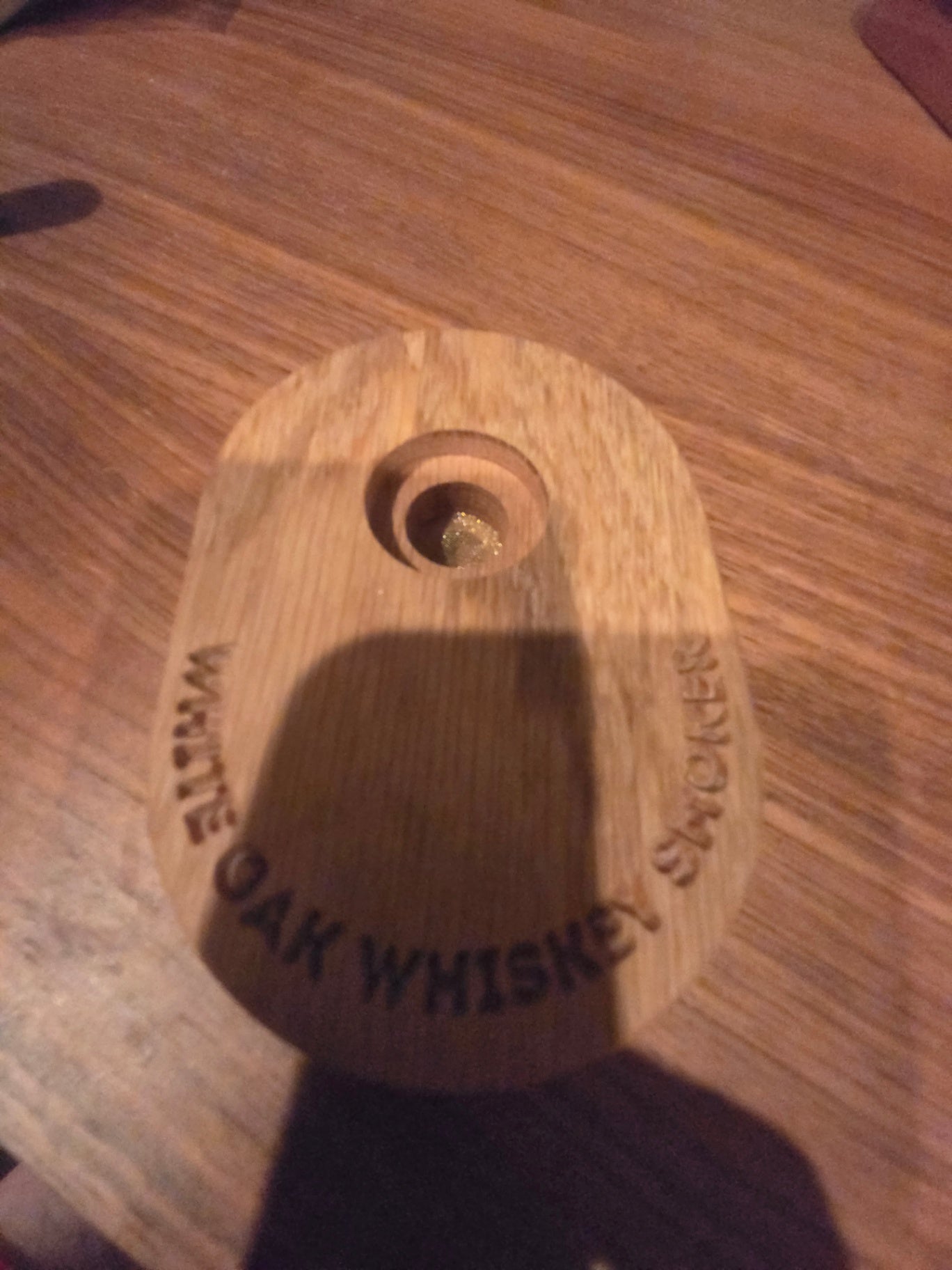 Wht oak whiskey smoker