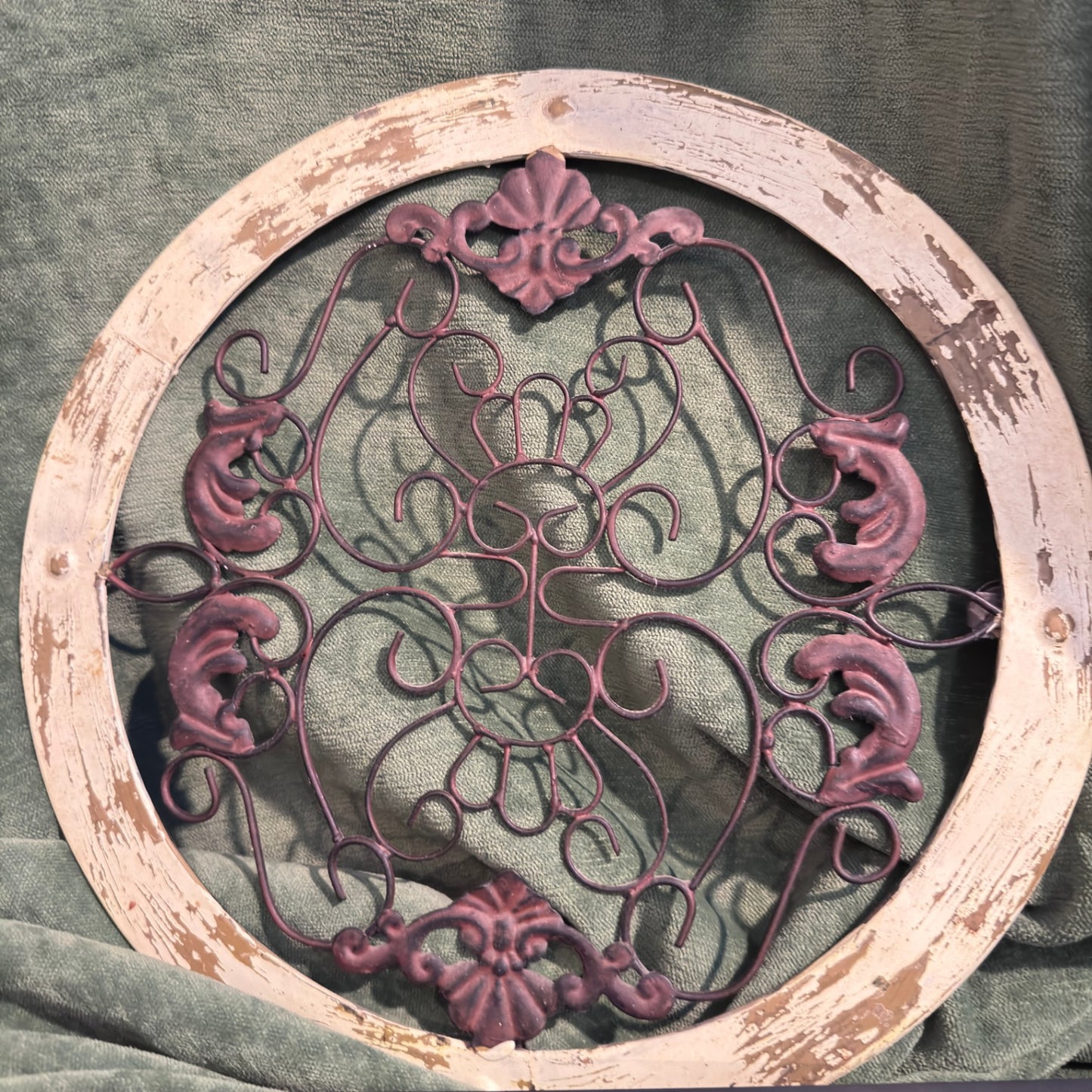 Scrollwork wall medallion 
