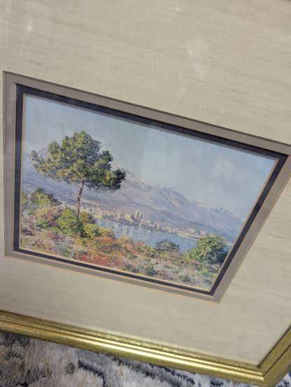 Monet Antibes Seem From the Plateau" framed art