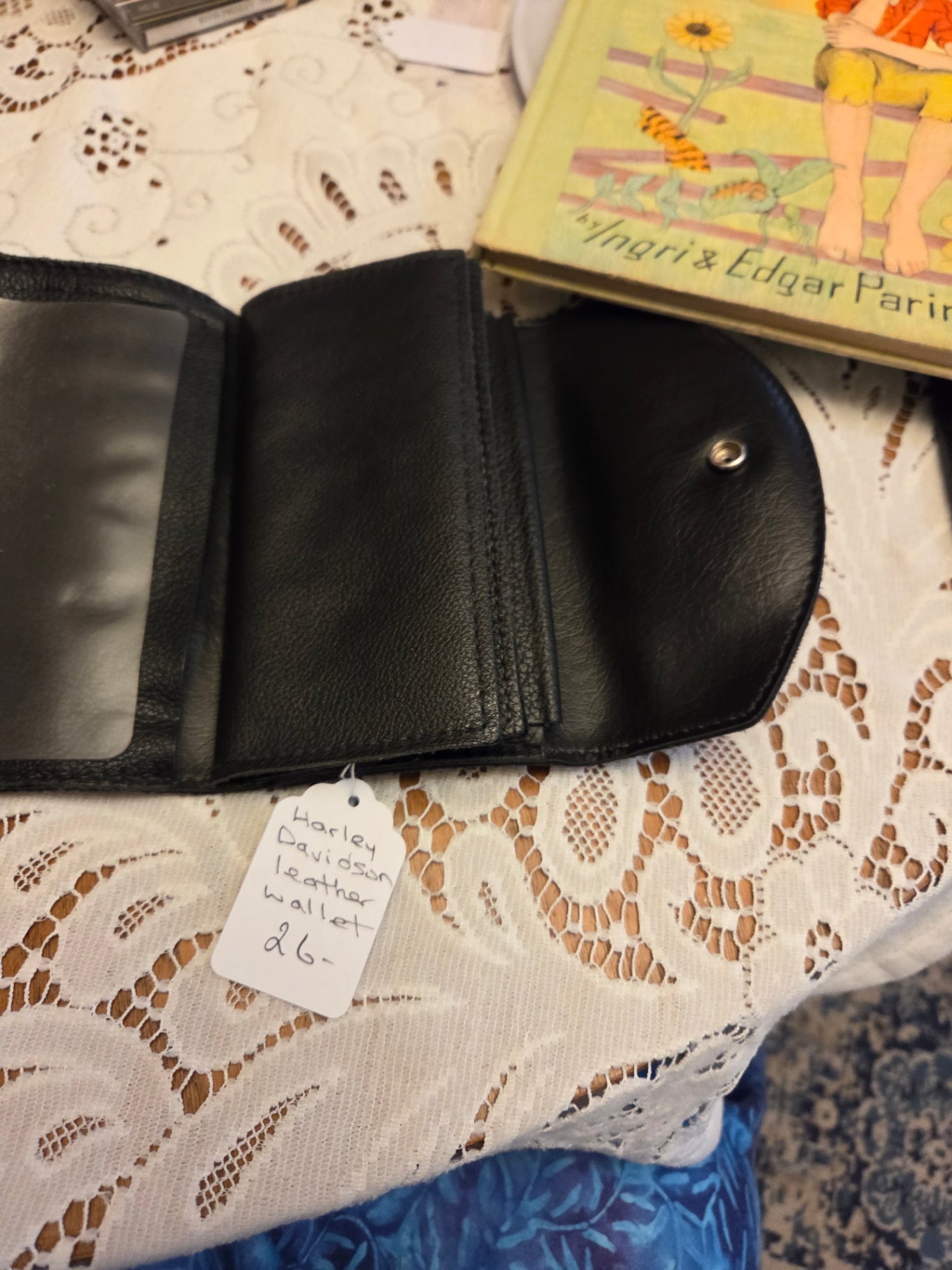 Harley leather wallet