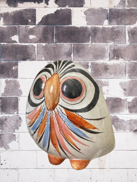 Mexican Tonalá Pottery Owl