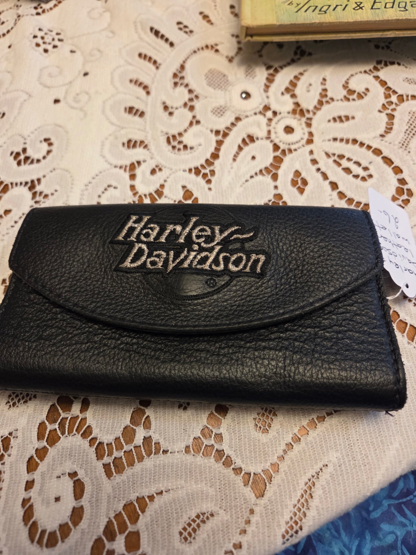Harley leather wallet