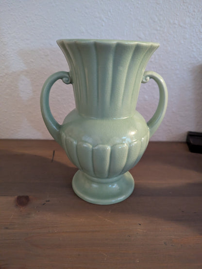 Vtg. McCoy Double Handle Vase