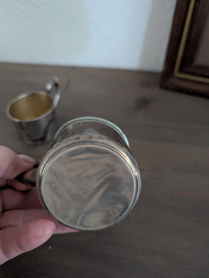 Antique Silver or Played Child Christening cups