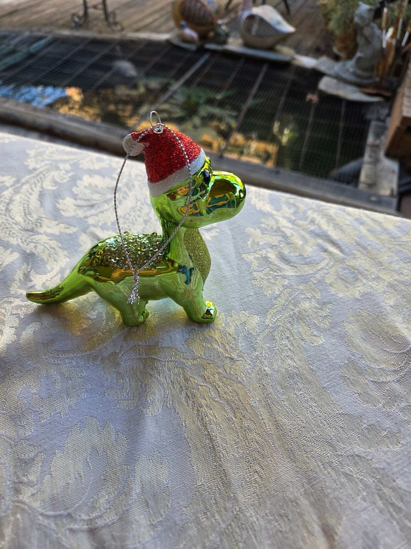 Dinosaur ornament
