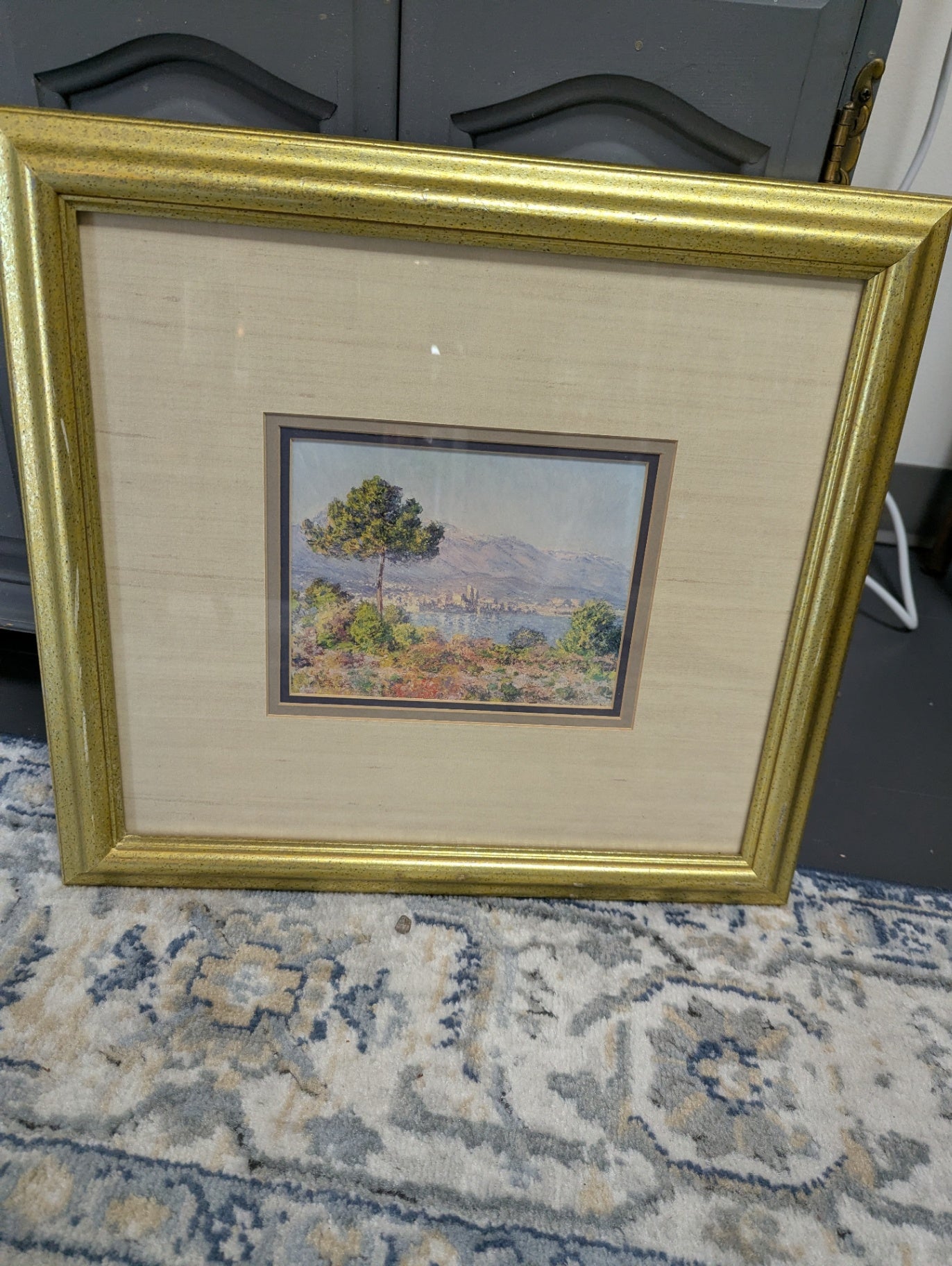 Monet Antibes Seem From the Plateau" framed art