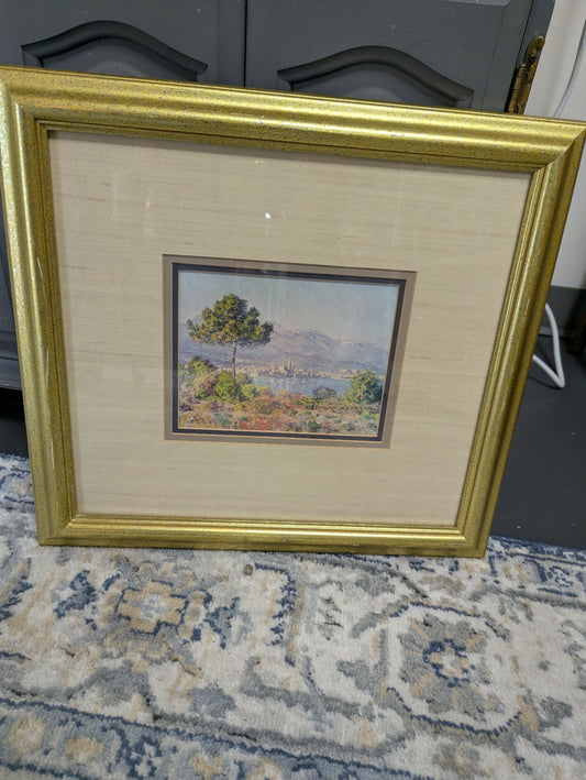 Monet Antibes Seem From the Plateau" framed art