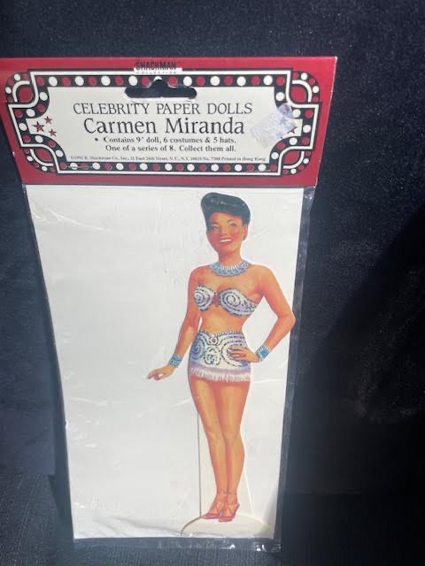 Carmen Miranda Paper Doll 