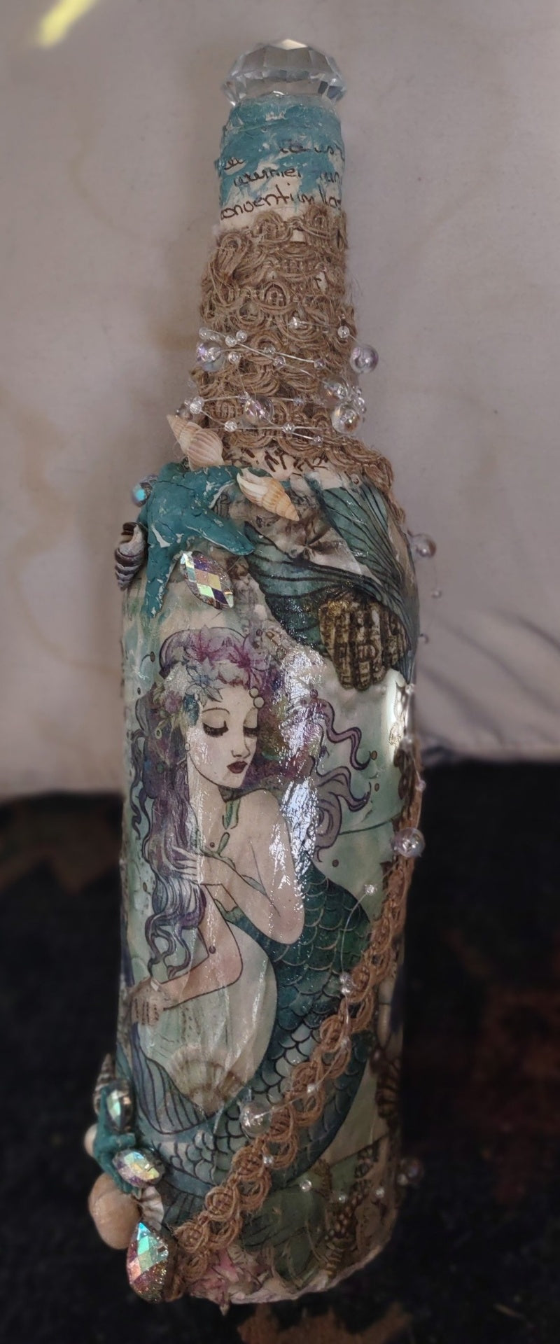 Bottle decor Mermaid float 
