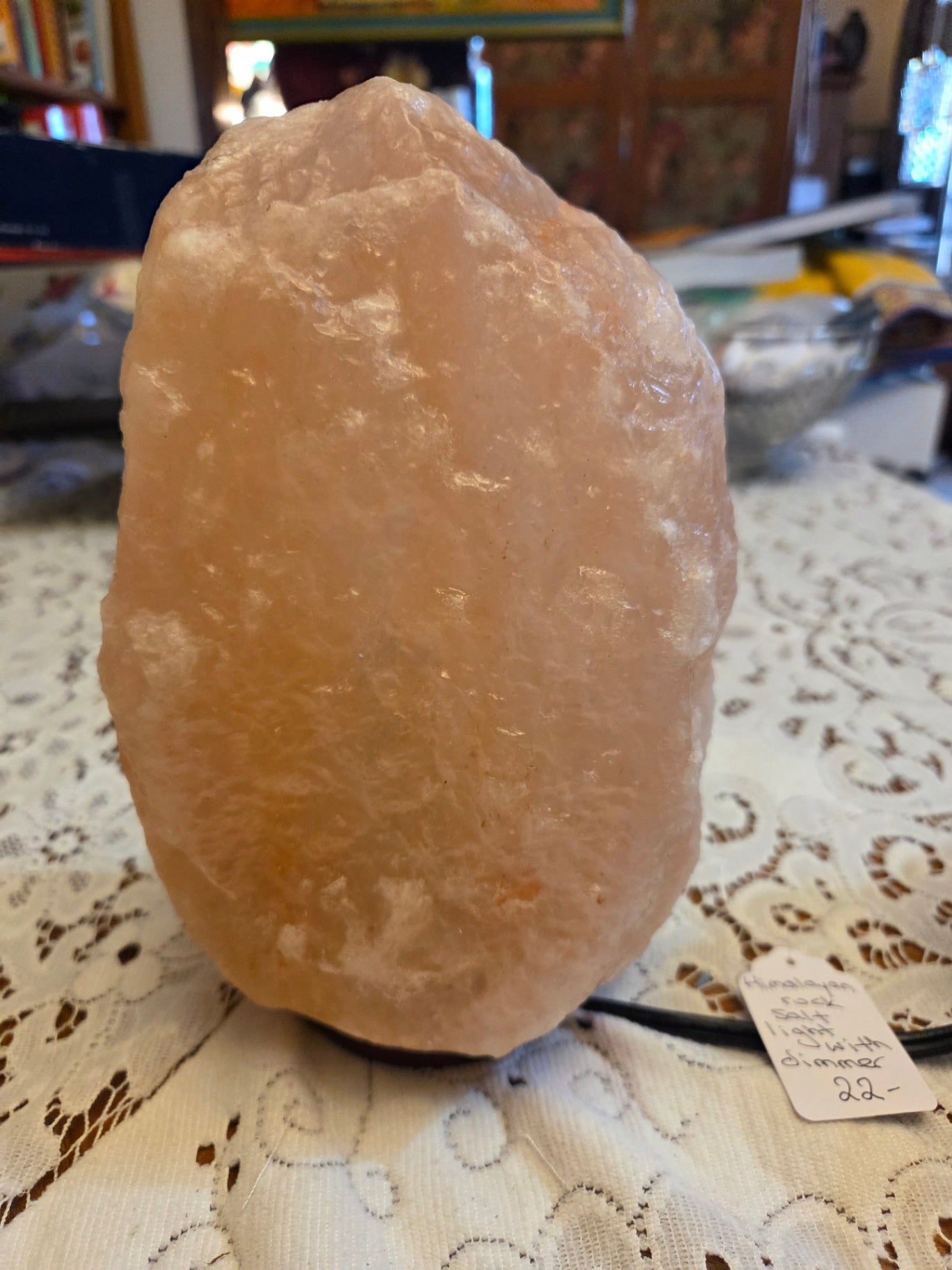 Himalayan rock lamp 