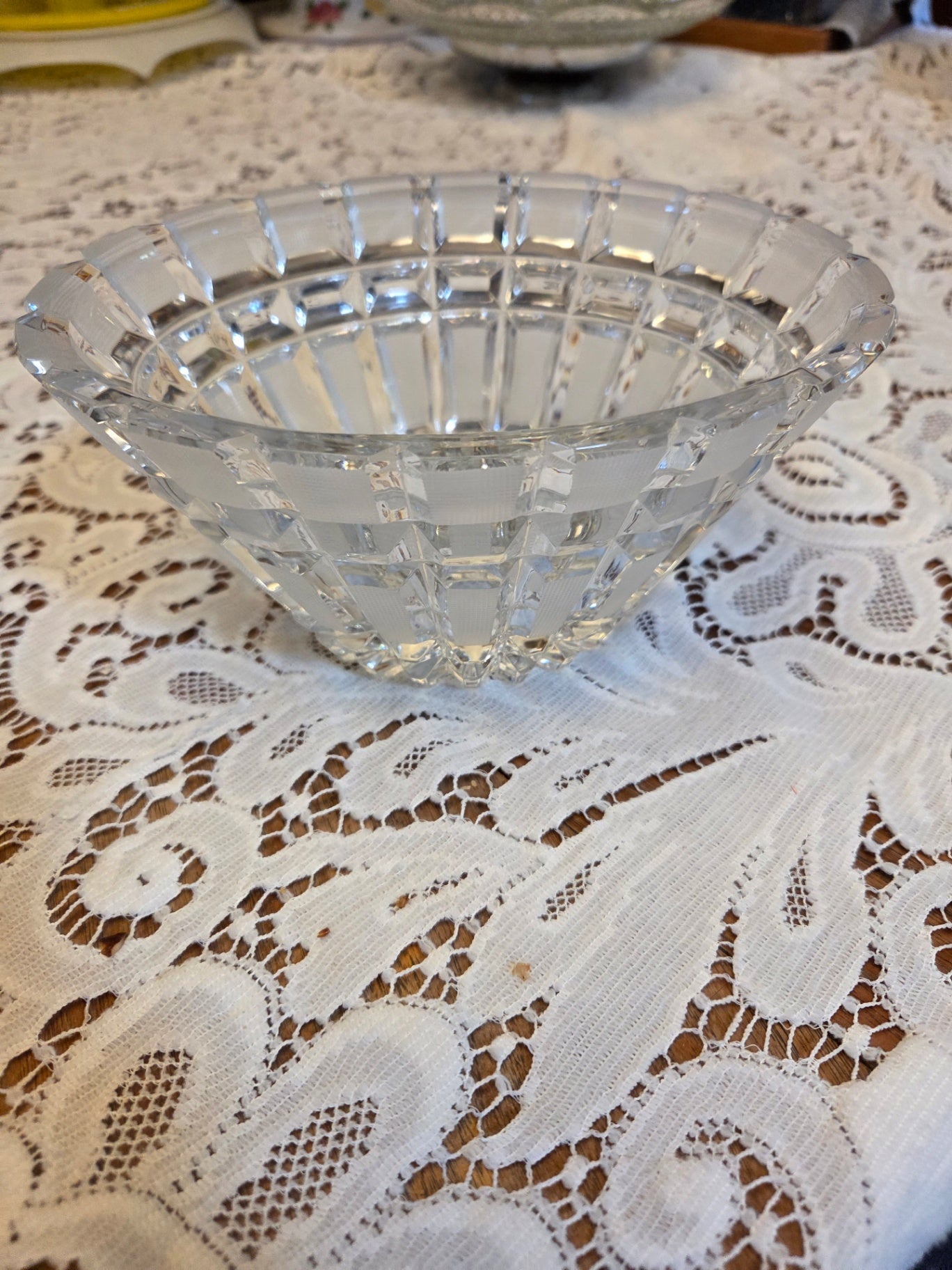 Russian crystal bowl