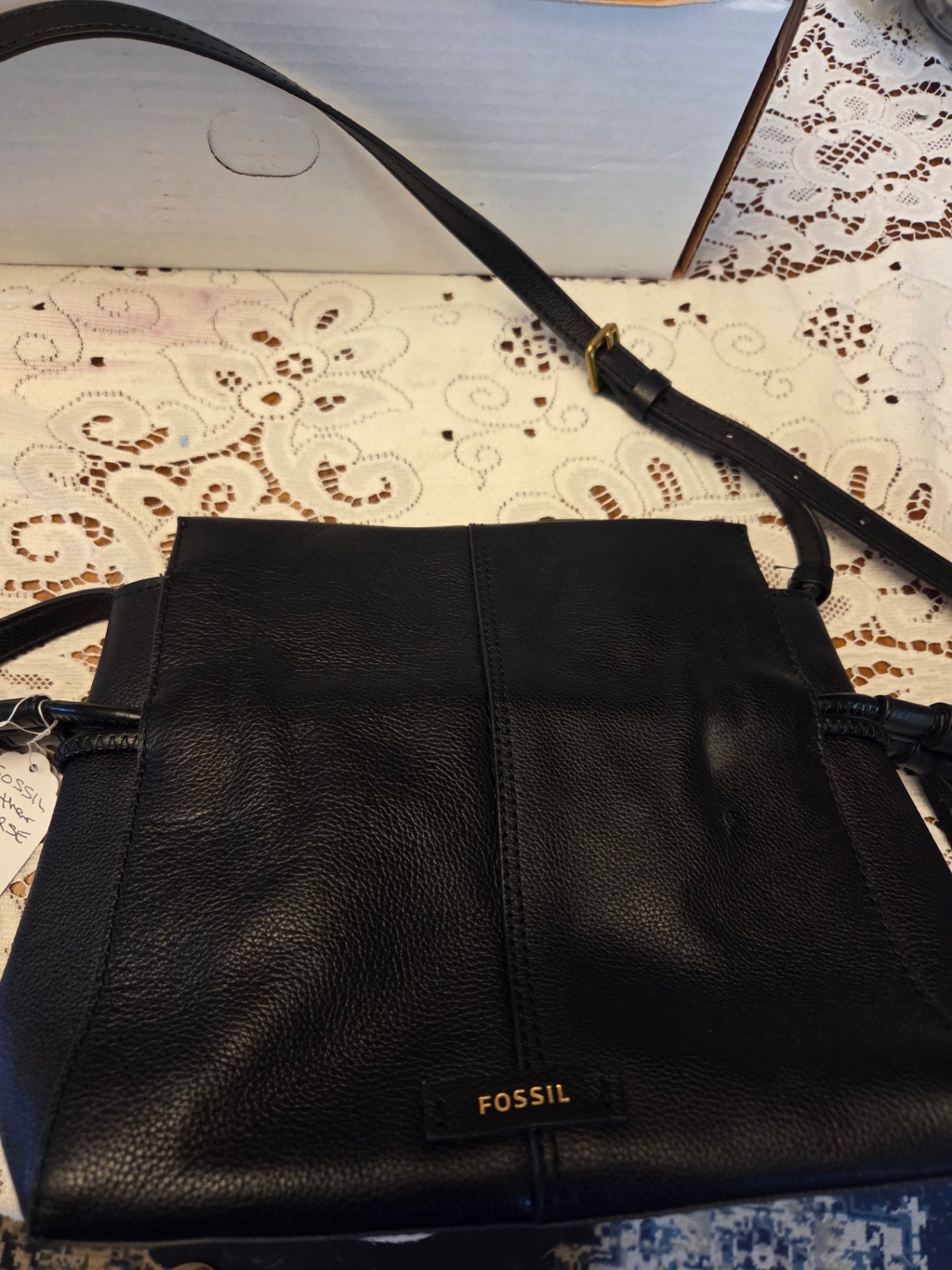 Fossil leather purse 