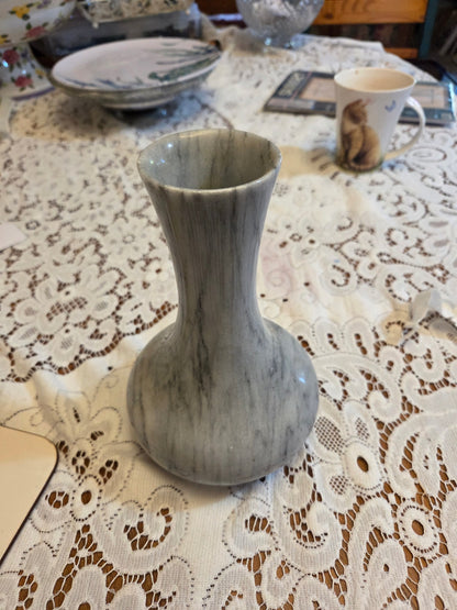 Hand carved marble vase