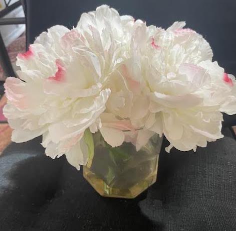 Faux Peony Bouquet 
