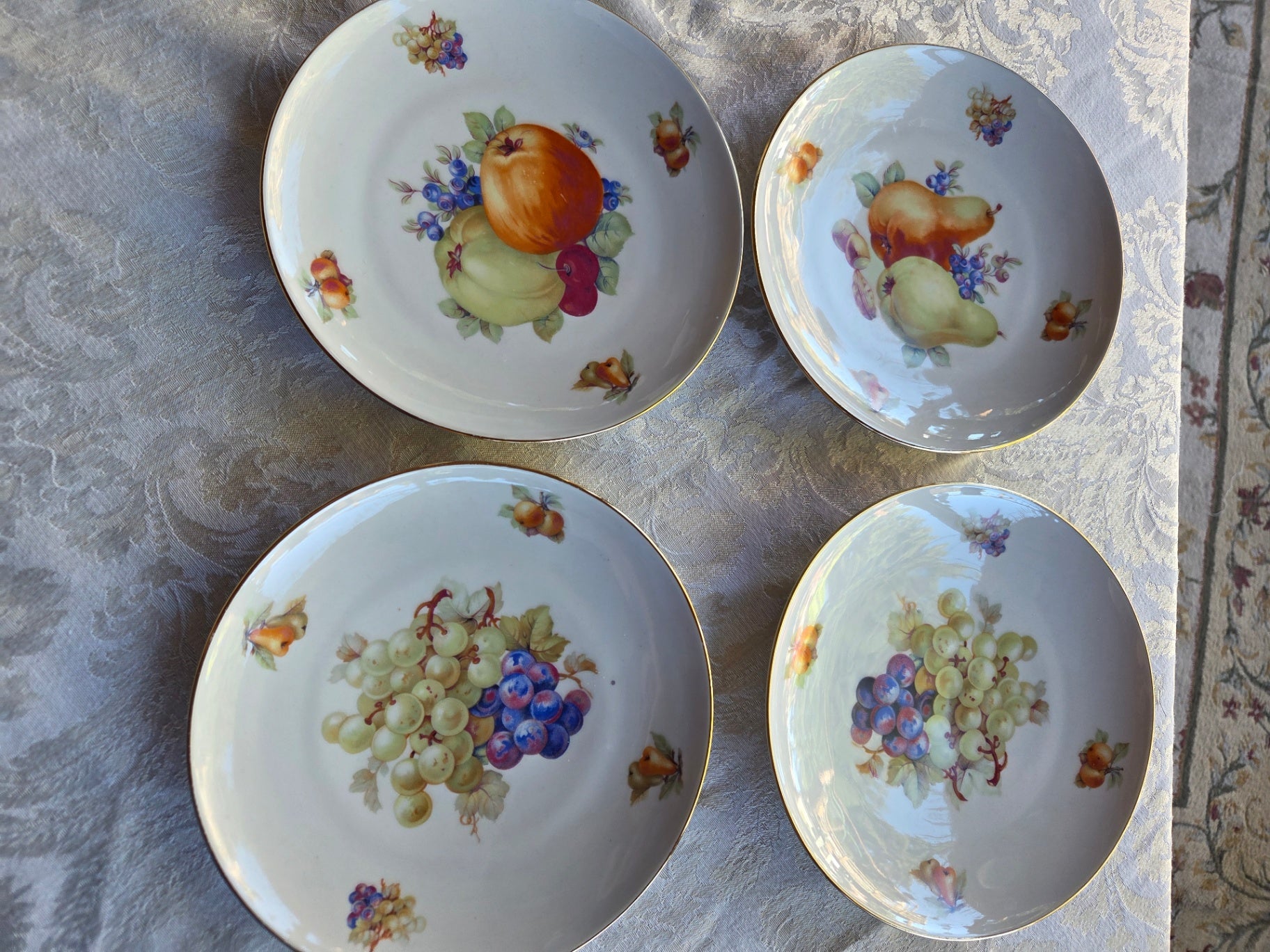 4 fruit plates Bavaria