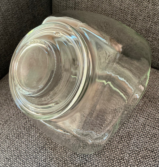 VTG. GLASS CANISTER