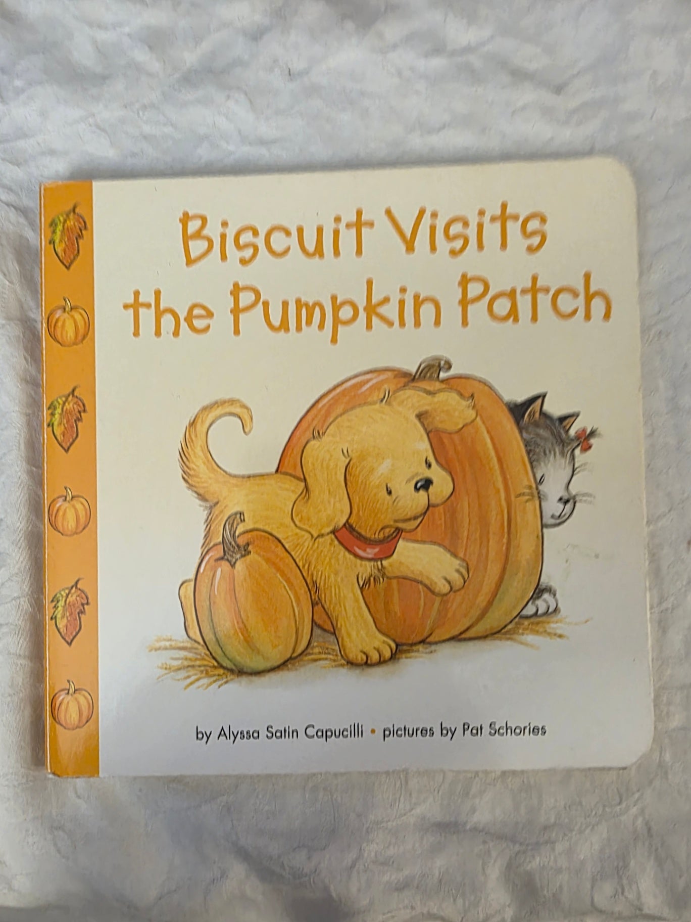 BISCUIT VISITS THE PUMPKIN PATCH.