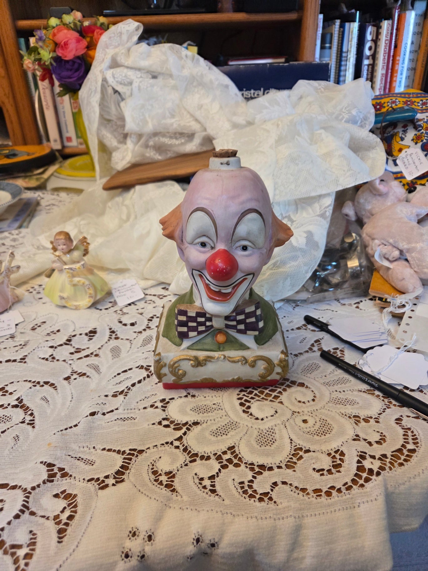 Ezra Brooks Smiley decanter