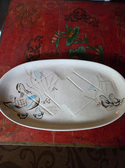 Redwing Quail platter
