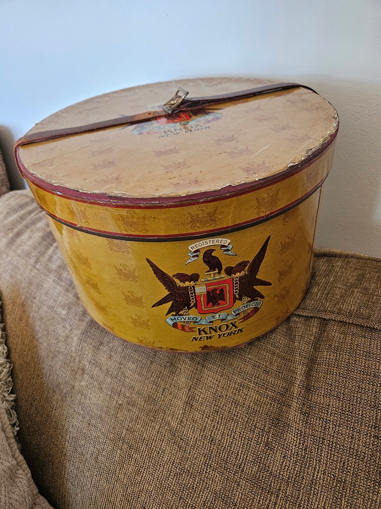 Vintage Knox hat box